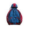 OEM Manufacturer Winter Custom Men's Hoodie Contrasting Colors Fashion Pullover Loose Comfortable Coat