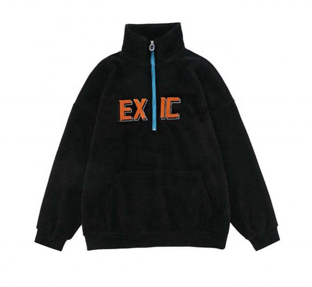OEM Manufacturer Customized Corduroy Embroidery Casual Custom Sweatshirt Plus Size Hoodies Men Hoodies
