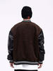 OEM Manufacturer Custom Men's Coats American Retro Vintage Baseball Uniform Trend Embroidery Winter Leather Men Clothing Jacket
