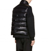 OEM Manufacturer Custom Logo Men Plain Black Sleeveless Puffer Waistcoats Jacket