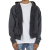 OEM Manufacturer Custom Logo Mens 100%Cotton Organic Fleece Sweatshirt High Quality Oversized Vintage Washed Zip Up Men Hoodie