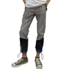 Oem Mens Cargo Pants Color Block Trousers Special Fashion Design Reflective Men Track Pants