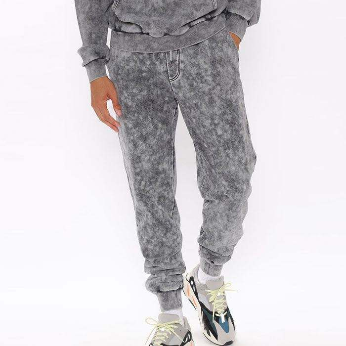 Custom Thick 100% Cotton Tie Dye Men Jogger Sweatpants