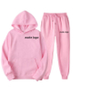 Custom Fitness Cotton Mens Gym Hoodie And Pant Set Mens Tracksuit Sweatsuit