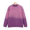 400Gsm Vintage Gradient Color Streetwear Crewneck Retro Custom Logo Men's Hoodie Sweatshirt For Men
