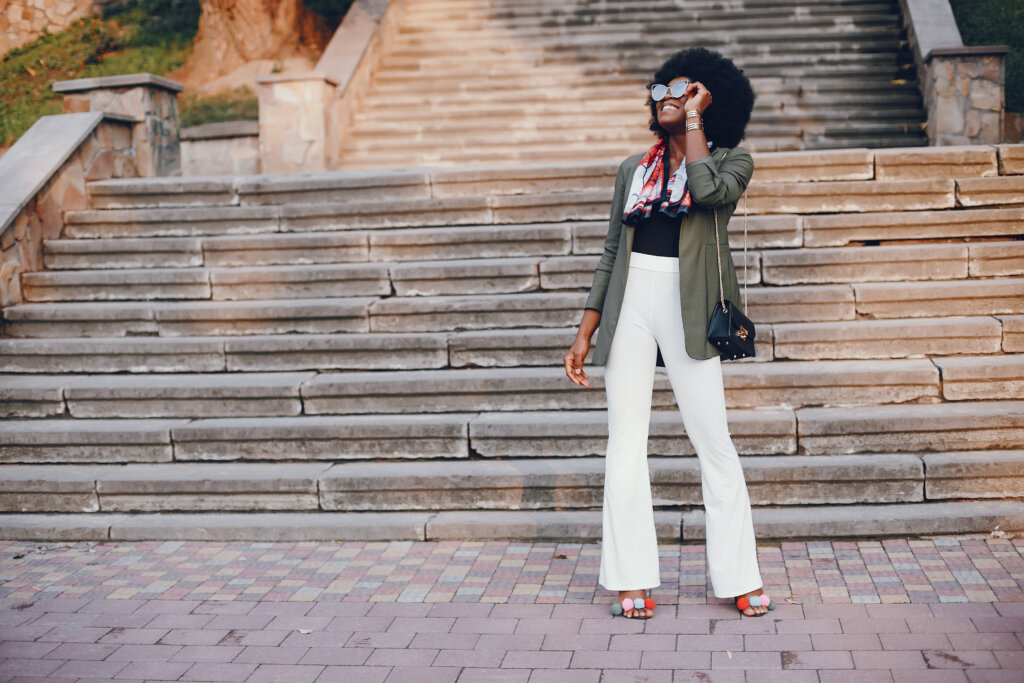 custom wide leg pants