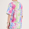 Oem Custom T-Shirt Personnalisable Round Neck T Shirt Short Sleeve Tie Dye Printed Men 100% Polyester T Shirt