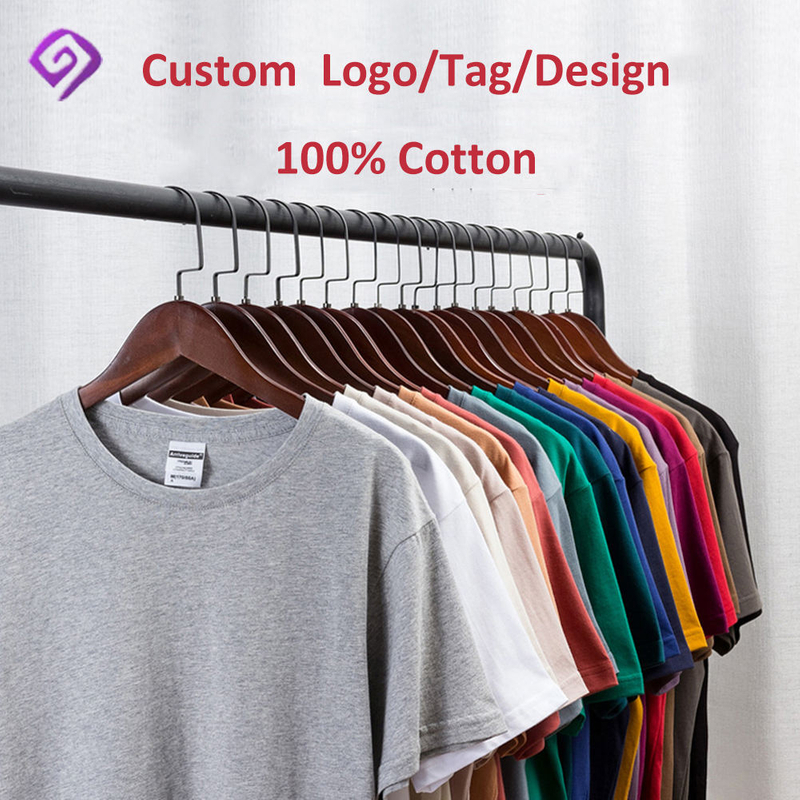 190GSM Casual Blank Screen Printing Sublimation Tee Plain Custom Graphic Overdimased Tshirts T Shirt Men's T-shirts