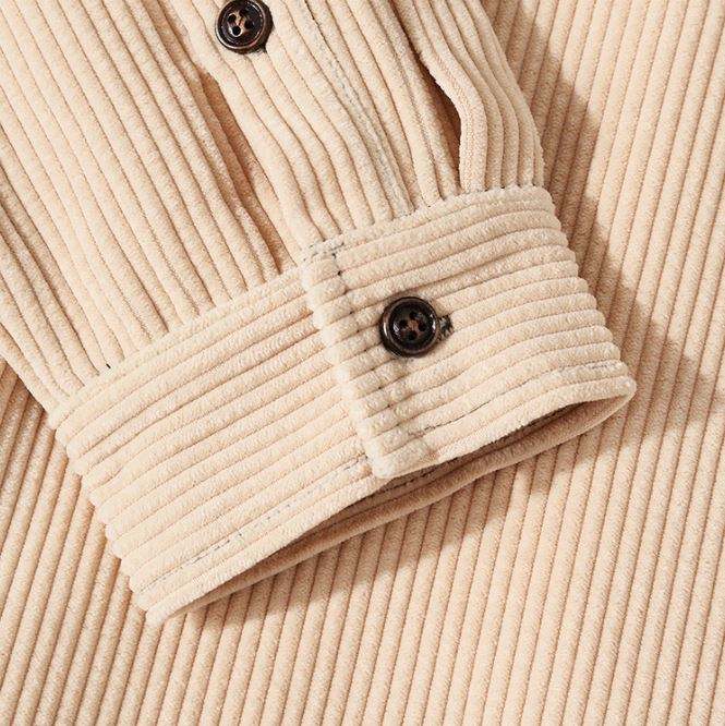 Oem Manufacturer Customized Color Block Corduroy Hood Casual Plus Sizes Men's Jacket