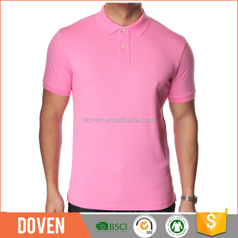High quality oem 100 cotton blank polo shirt for golf uniform