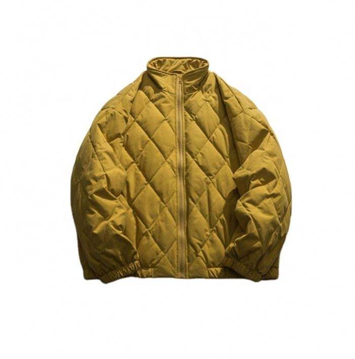 OEM Manufacturer Custom Men's Down Fashion Solid Color Cotton Coat Jacket