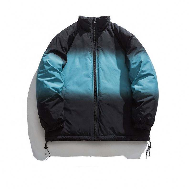 OEM Manufacturer Custom Men's Cotton-Padded Coat Gradient Fashion Jacket