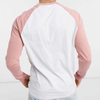 Factory Custom Brand Quality Print On Demand T Shirt Contrast Raglan Sleeve Color Block Mens Long Sleeve T Shirts