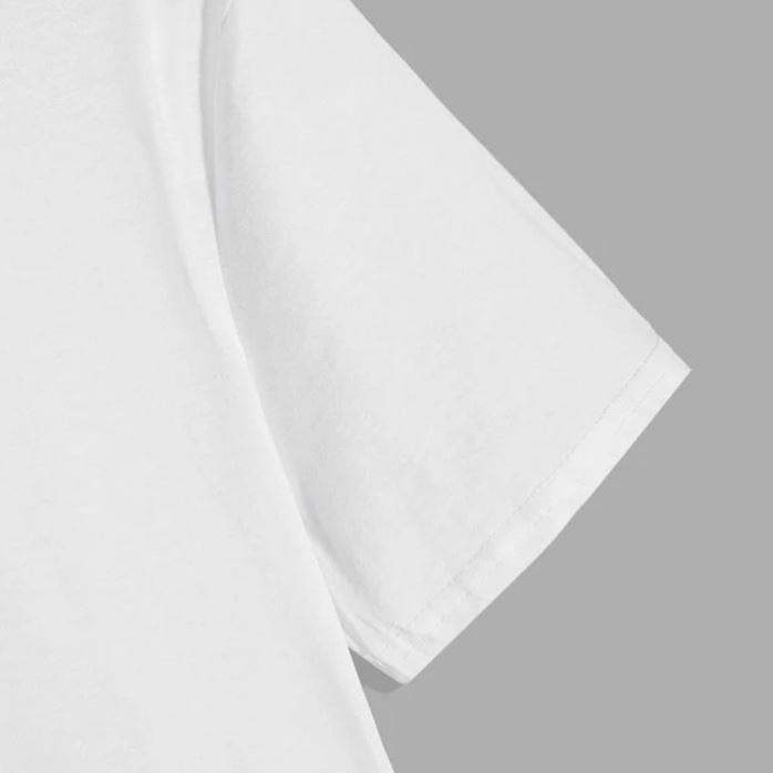OEM rūpnīcas pielāgotas sublimācijas zīmola Tkrekli Apkalpes kakla grafiski apdrukāti vīriešu vasaras krekls ar īsām piedurknēm