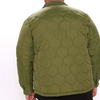 Wholesale Men Jackets Winter Snap Button Closure Front Army Green Men's Quilted Jackets