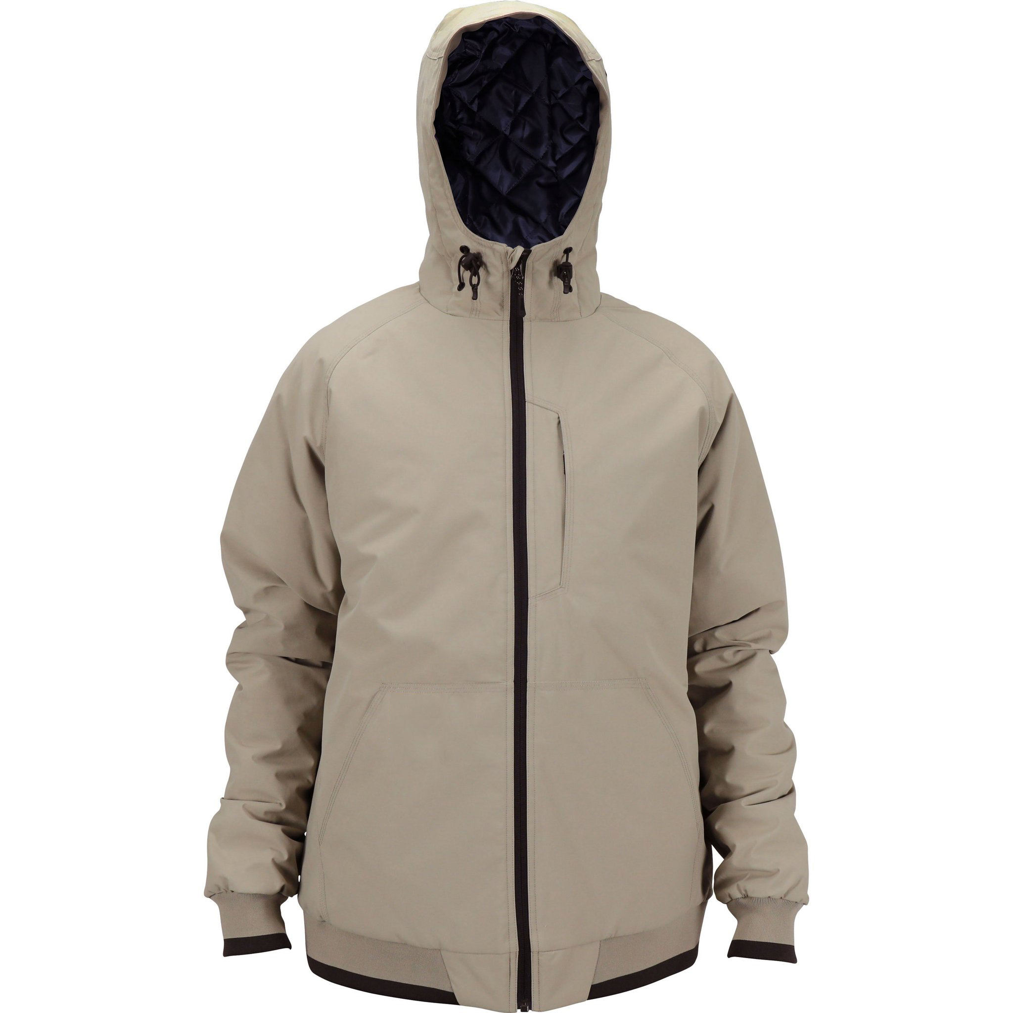 Moška ribiška jakna z logotipom proizvajalca OEM po meri iz 100 % najlona Oxford Insulated Shell Zip Softshell