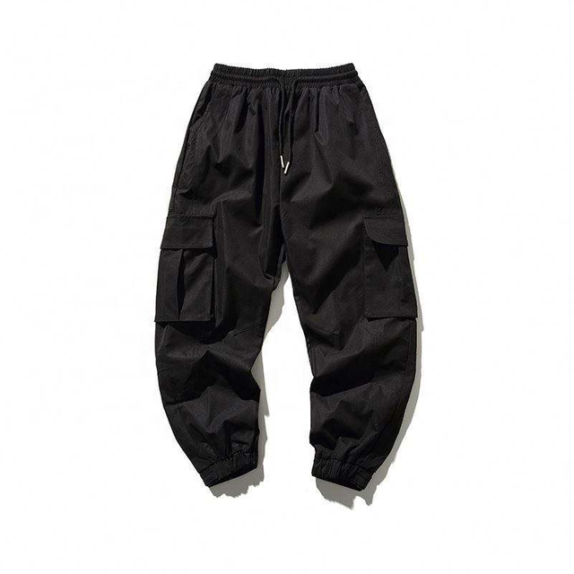 OEM Manufacturer Men's Pants & Trousers Simple Loose Casual Big Pocket Trousers Mens Cargo Pants