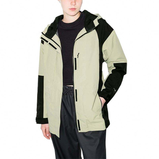 Fabricant OEM personnalis&eacute; de haute qualit&eacute; Sport Casual Patchwork &agrave; manches longues &agrave; capuche Zip Up veste coupe-vent