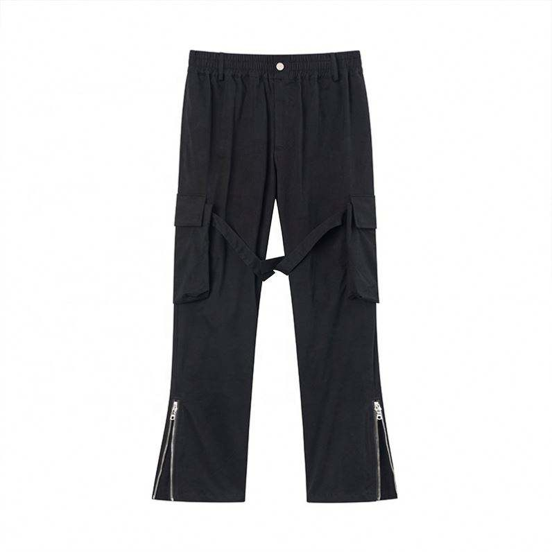 OEM Manufacturer Promotion Wholesale Custom Design Men's Overalls Big Pocket Cotton Pants For Men