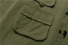 OEM Manufacturer Custom Men's Shirt Multi-Pocket Shirt Urban Outdoor Cargo Shirt