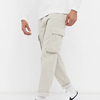 Oem Custom New Designer Mens Elastic Waist Plain Men Corduroy Cargo Pants