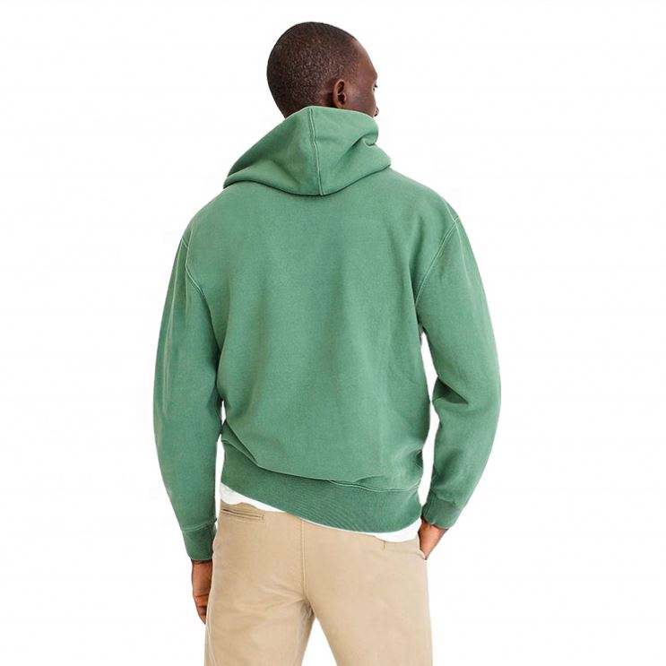 Nhà sản xuất OEM Custom Mens Chất lượng cao 100% Cotton Phong cách cổ điển Zip Up Blank Washed Custom hoodies