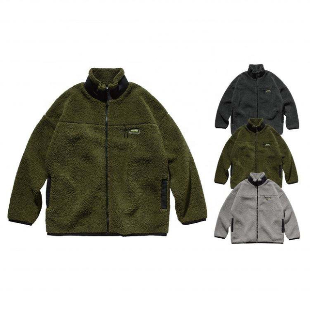 OEM Manufacturer Unisex Winter Black Plus Size Comfortable Windproof Warm Polar Fleece Casual Coat Jacket