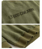 OEM Manufacturer High Quality Oversized 3D Logo Sweatshirt Jumpers Vintage Suede Crewneck Embossed Custom Sweaters
