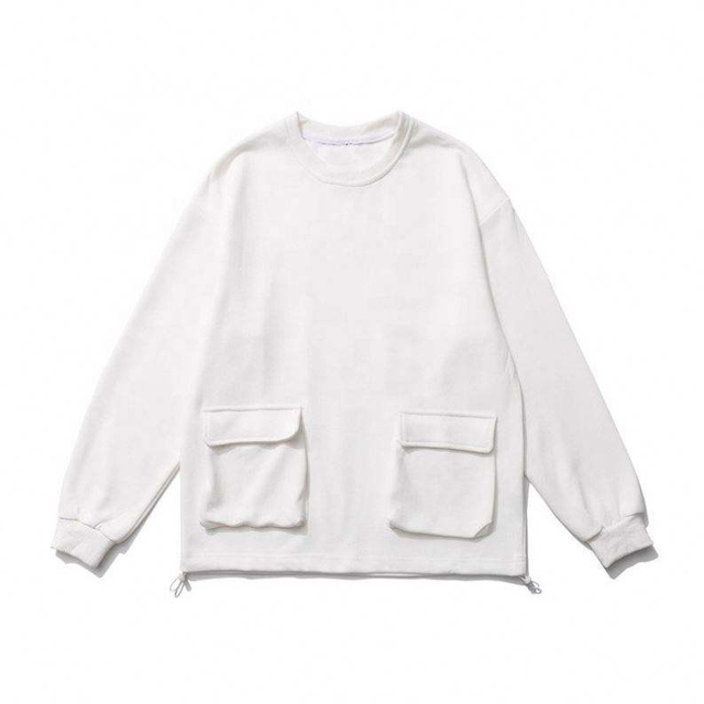 OEM Manufacturer Solid Color Men's Hoodie Style Simple Convenient Pocket Pullover