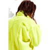 OEM Manufacturer Custom Stylish Hip Hop Yellow Mens Fleece Long Sleeve Crew Neck Sweatshirt With Chest Cargo Pocket