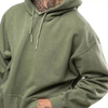 OEM Manufacturer Wholesale Oversized Custom Embroidered Street Style Washed Cotton Men's Hoodie