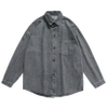 Oem Manufacturer Custom Men Clothing Denim Long Sleeve Shirt Men's Loose Simple Versatile Jacket