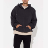 OEM Manufacturer Custom Heavyweight Vintage Washed Oversized Hoodie Acid Washed Zip Up Hoodie For Men