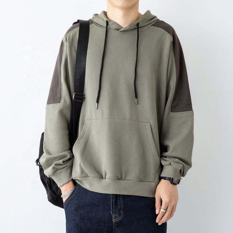 OEM Manufacturer Sweatshirts Unisex Men Long Sleeve Organic Cotton Oversized Plain Custom Hoodies Pullover