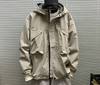 Oem Manufacturer Customized Solid Polyester Pocket Men's Coat Casual Loose Plus Size Jacket