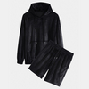 OEM Manufacturer Customized Set Solid Hoodies And Shorts Casual Men Short Set