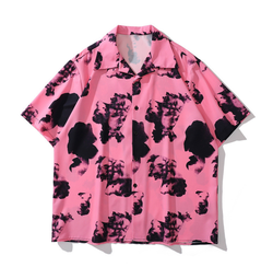 OEM Manufacturer Custom Overall Printing Short Clothing Sleeves Custom Shirts Plus Size Men Shirts