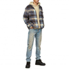 OEM Manufacturer Custom Men's Thickness Plaid Checked Long Sleeve Flannel Shirts With Chest Big Cargo Pocket