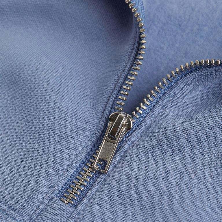 OEM Manufacturer Custom High Quality Men's Polar Fleece Fabric Quarter Zip Stand Collar Sweatshirt Pullover