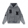 OEM Manufacturer 2022 Eco Friendly Vintage Heavyweight Acid Wash Men Custom Logo Chenille Embroidery Patch Hoodie