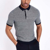 Tanda da polo da uomo al 100% in cotone a maglia