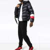 Supplier Men's Hooded Zip Up Shimmery Winter Warm Down Coat