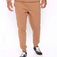 Wholesale Men Custom Solid Color Drawstring Elastic Waist Jogger Pants