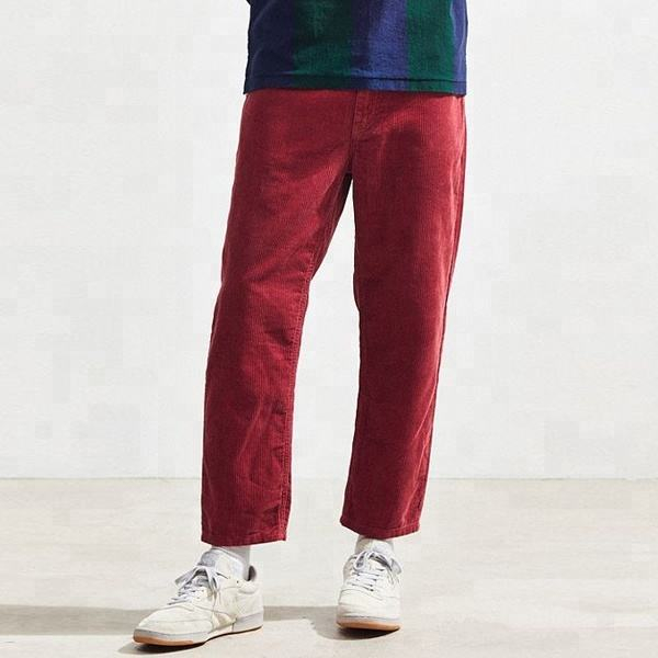 Designer Clothing Manufacturer Cotton Corduroy Mens Casual Pants