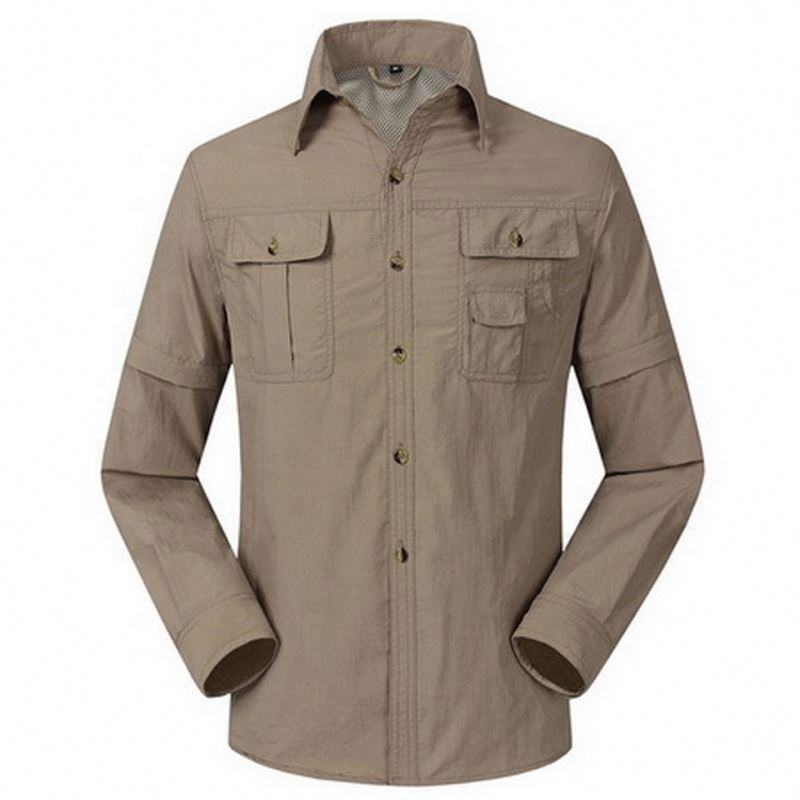 Chemises de pêche à séchage rapide personnalisées à manches longues, chemises de pêche en polyester par sublimation, vente en gros