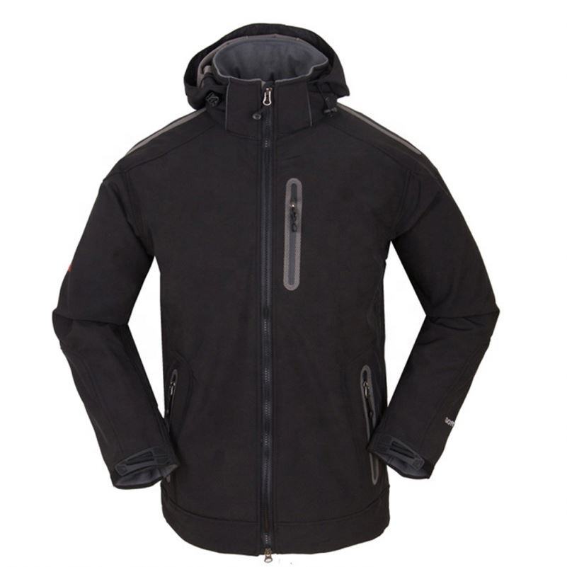 Hombres de ciclo con capucha en blanco de encargo de alta calidad de la capa de las chaquetas de la cazadora que van de ciclo para la venta al por mayor