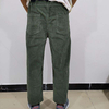 Mens Trouser Color Block Streetwera Pants Men Straight Leg Corduroy Pants