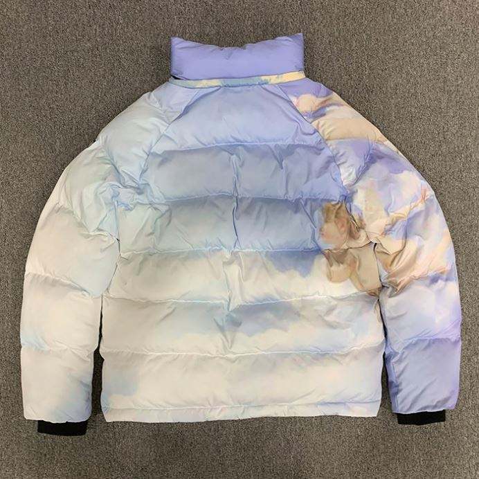 High Quality Custom Puffer Jacket Men Printed Heavyweight Warm Winter Jackets