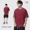 330 Gsm 100% Cotton Streetwear Blank Drop Shoulder Vintage Washed Heavyweight Plus Size Oversized Custom Men's T-shirts