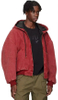 Custom Embroidery Logo Oversized Vintage Acid Wash Loose Box Fit Cropped Zip up Hoodie Heavyweight Cotton Canvas Jacket
